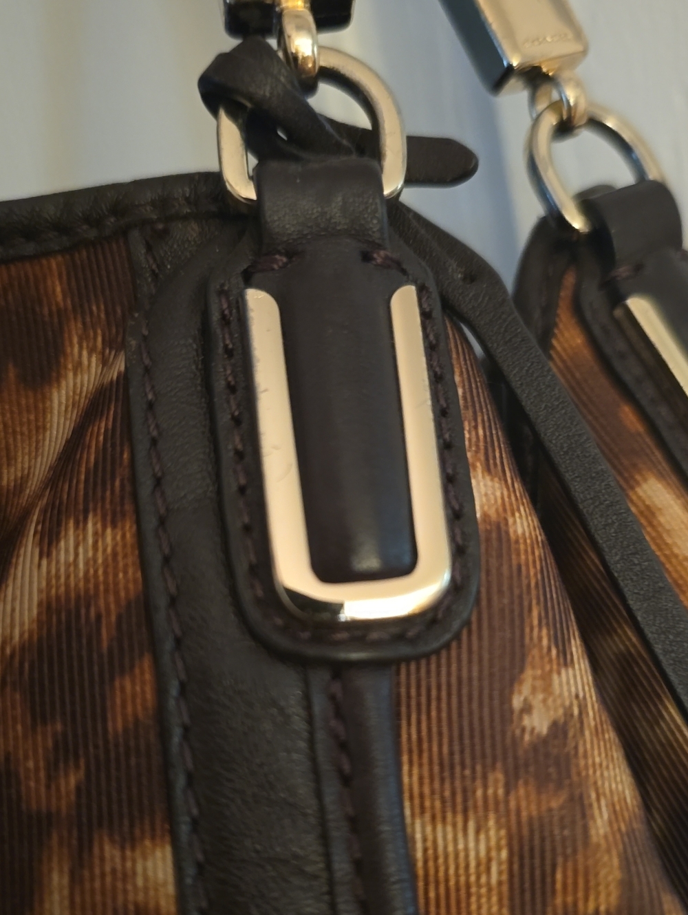 Coach Madison Phoebe Ocelot Bag - Picture 3 of 10